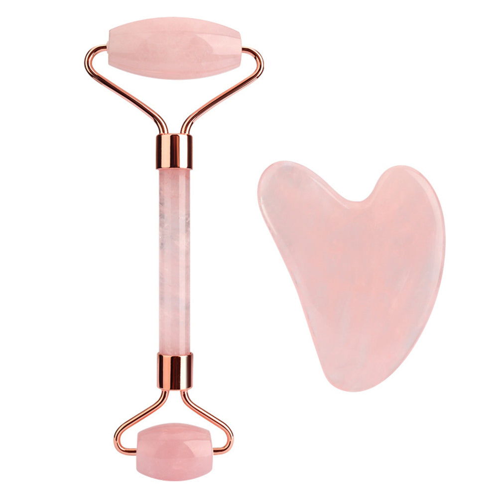 Rose Quartz face roller and Gua Sha set – Dr. Pen Australia